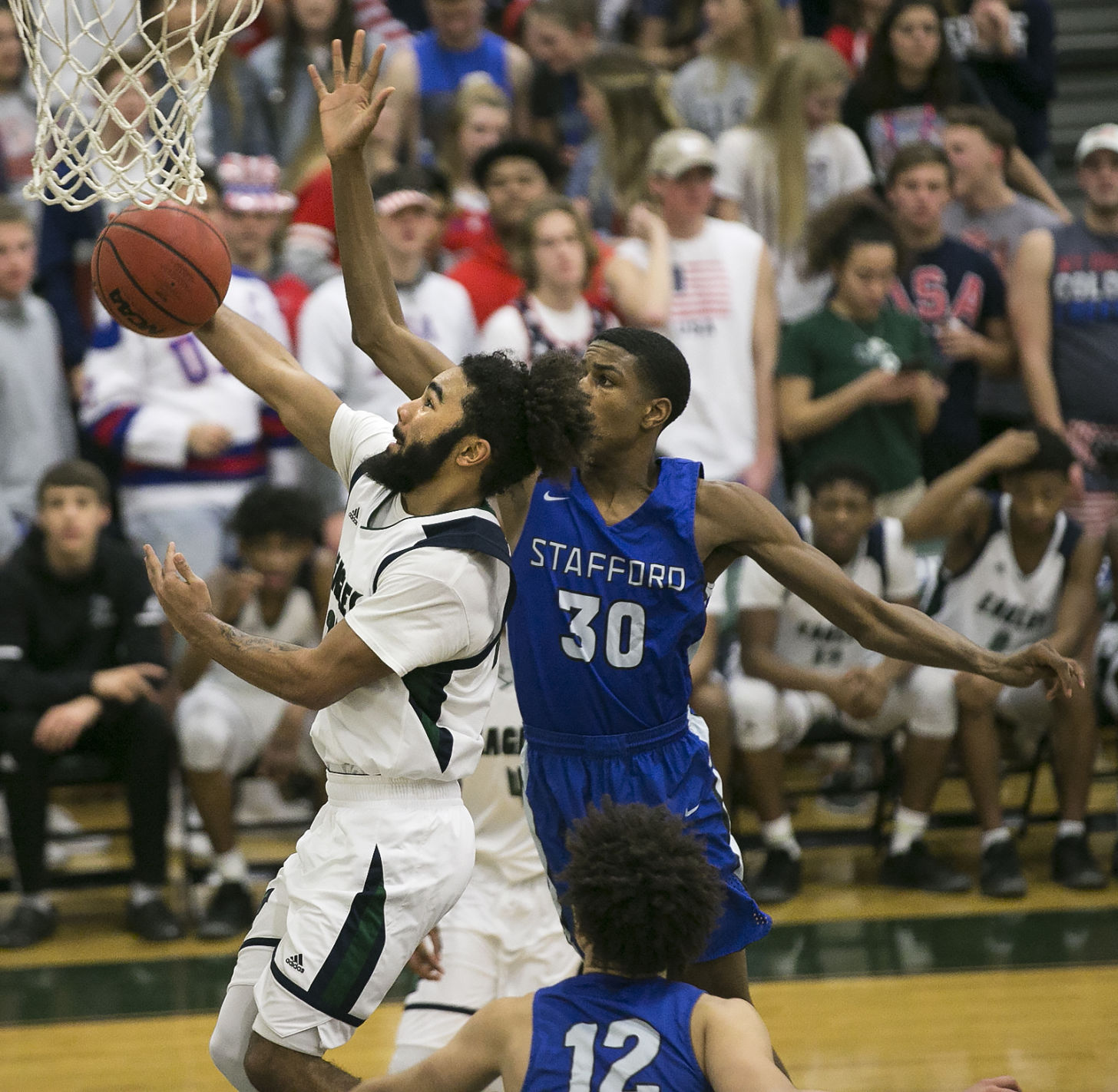 Stafford at Colonial Forge boys basketball